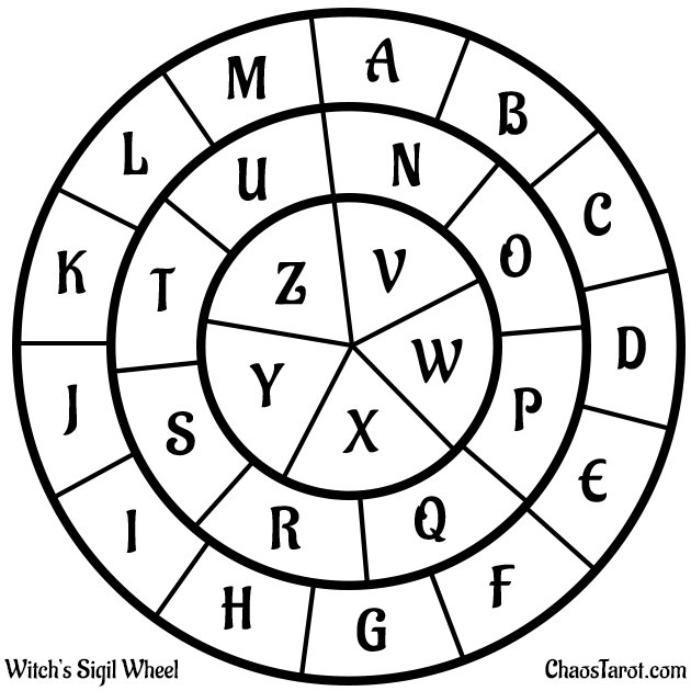 Witch's Sigil Wheel