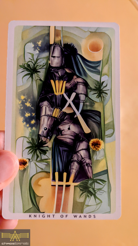 Knight of Wands from Android Dreams Tarot