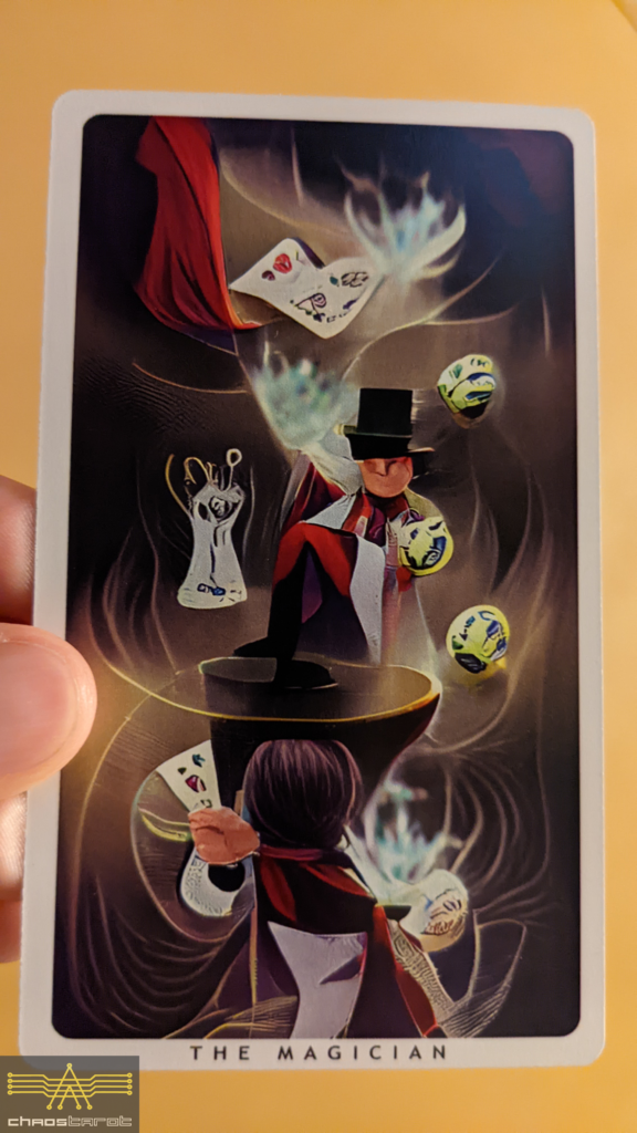 The Magician from the Android Dreams Tarot
