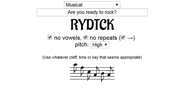 Musical Sigils