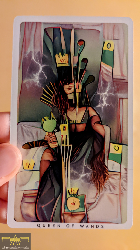 Queen of Wands from the Android Dreams Tarot